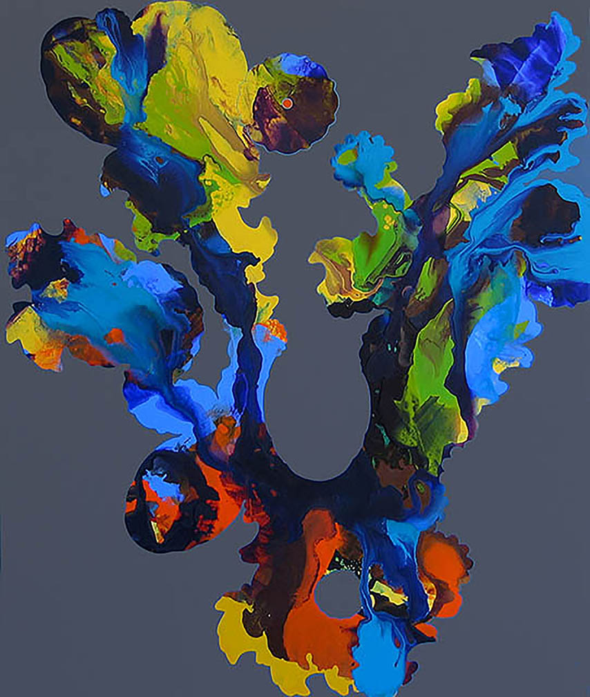 Winged Desire, 2013, acrylic, 72"x60"